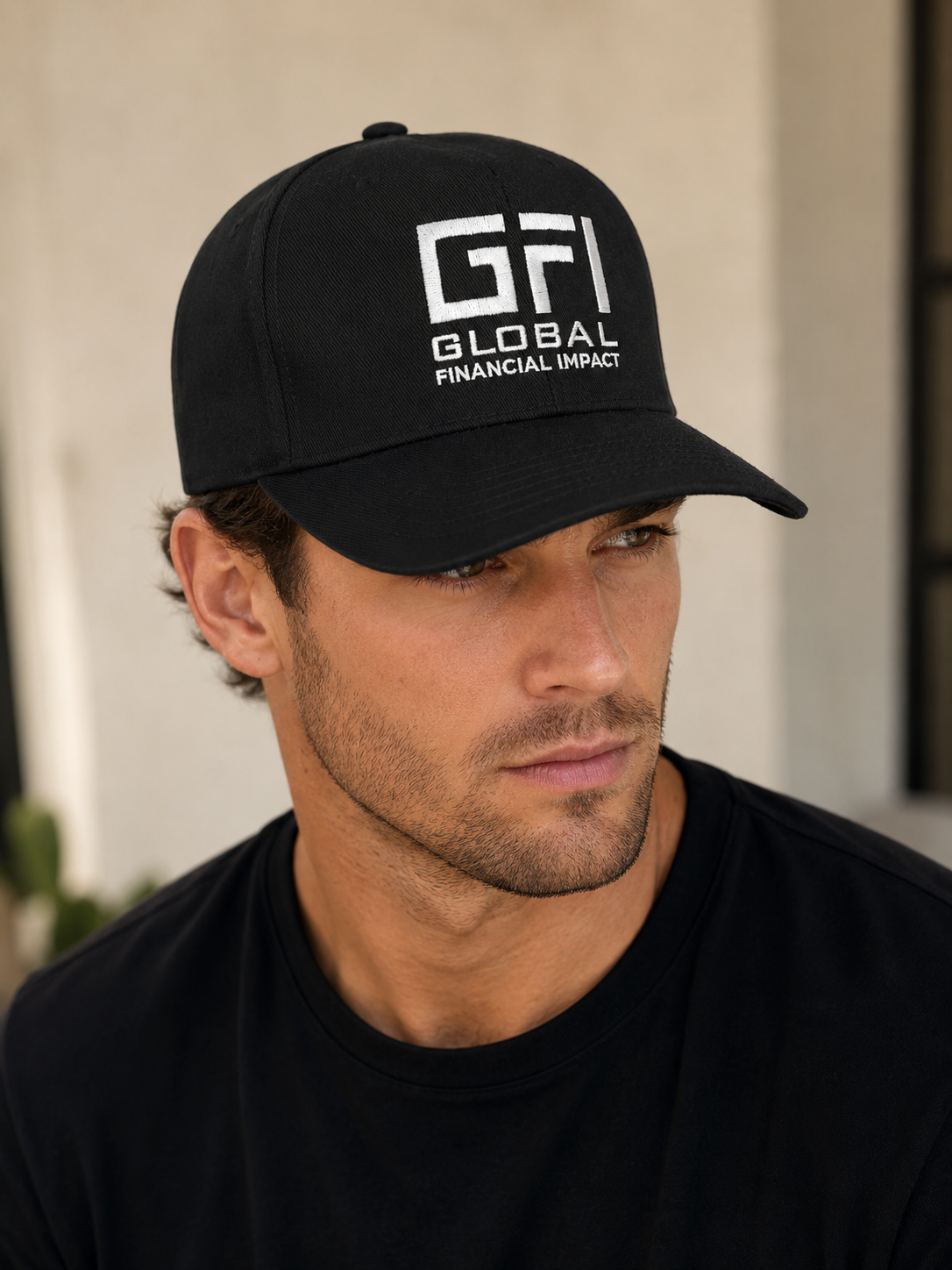 GFI Classic Hat -Black/White - NEW