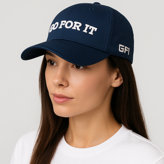 GFI “Go For It” 3D Embroidered Baseball Cap