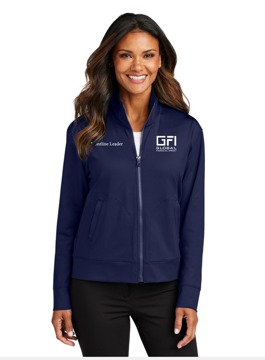 GFI “Frontline Leader” Eco-Tech Full-Zip Jacket – Navy (Women's)
