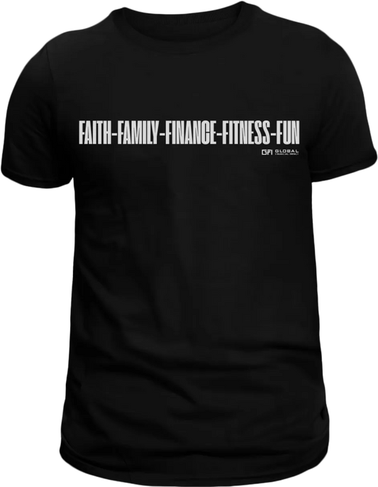 GFI 5F's Black Tee -Buy 2, Get 2 FREE!