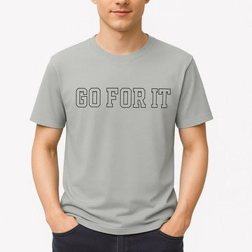 Men's GO FOR IT T-Shirt Outline - Buy 2, Get 2 FREE!
