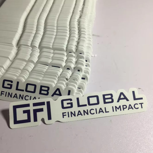 Global Financial Impact Sticker -Buy 2, Get 2 FREE!