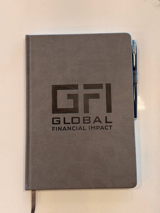 New Collection GFI Notebook w/Pen – Hard Cover
