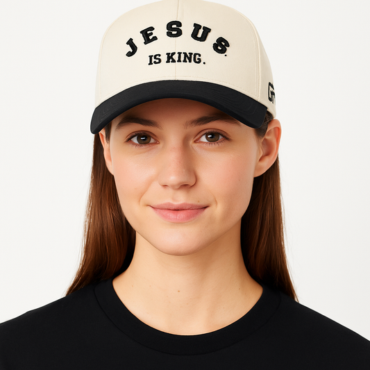 JESUS IS KING Two-Tone Cap