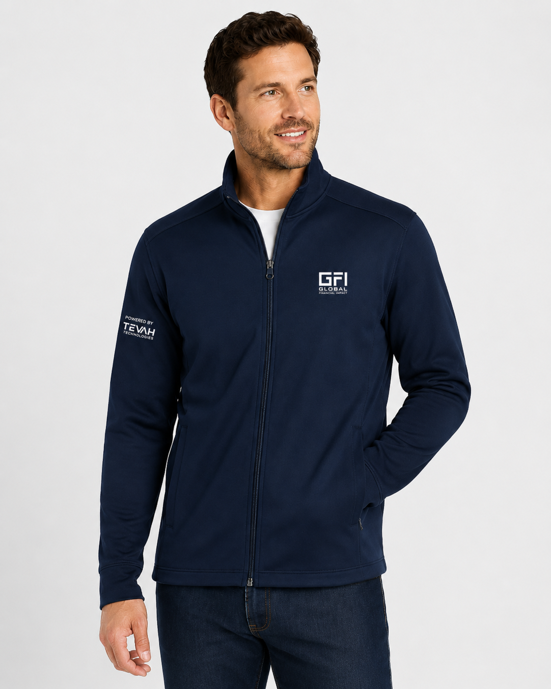 GFI x Tevah Grid Fleece Jacket Men
