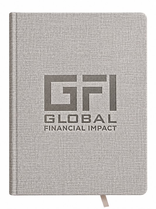 GFI Premium Linen Hardcover Notebook