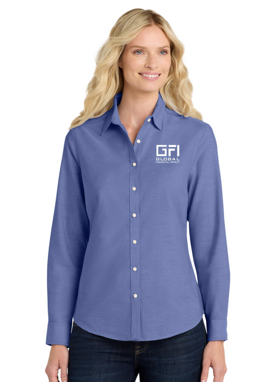 GFI SuperPro™ Oxford Shirt – Navy WOMEN