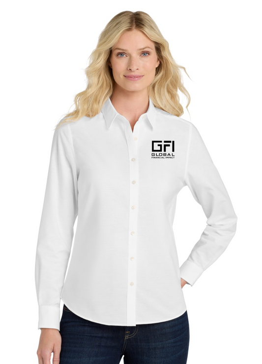 GFI SuperPro™ Oxford Shirt – White WOMEN